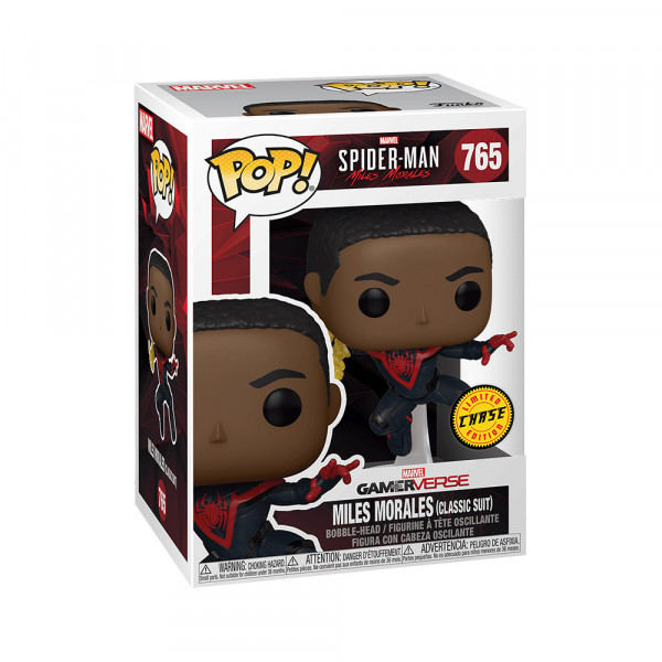 Funko POP! Marvel Spider-Man Miles Morales: Miles Morales (Classic Suit) (Chase Limited Edition)